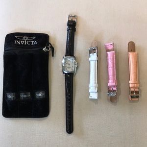 Invicta Baby Lupah watch w/ 4 bands